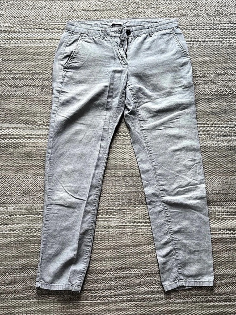 Gap Linen Cotton Pants Gray Linen-Cotton Chinos Size 2